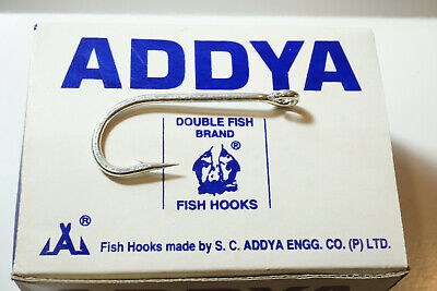 Primary image for ADDYA Big Game Fishing Hooks Closed Eye Needle Point 9/0 100 Pack