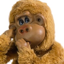 Russ Berrie Rutherford III Plush Monkey Stuffed Animal Sucks Thumb Rubber Face - £19.91 GBP