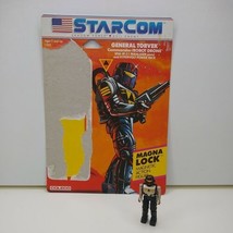 General Torvek W/Card Starcom 1986 Coleco Vintage Action Figure - $39.99