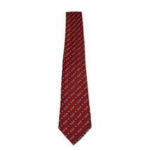 Vintage Unbranded Mens Tie Red #1 Dad Professional Corporate Necktie Fat... - $18.99