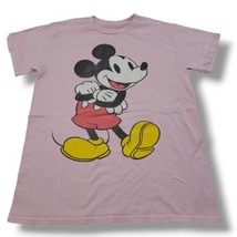 Disney Shirt Size Small SM Disney Mickey Mouse Graphic Print T-Shirt Gra... - $30.68