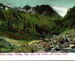 Tatoosh Range Valley Below Mt Tacoma Washington 1910 DB Postcard T15 - $8.86