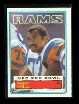 Vintage 1983 Topps Nfc Pro Bowl Football Card #92 Kent Hill Los Angeles Rams - £3.94 GBP