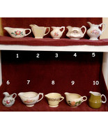 Porcelain Creamer CHOICE VTG Floral Ceramic Cream Pitcher Pattern - $189.11 MXN