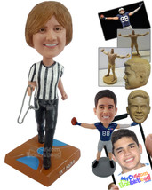 Personalized Bobblehead Basketball Referee Holding Essentials - Sports &amp; Hobbies - £72.72 GBP