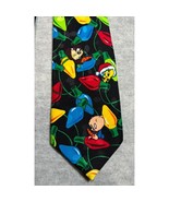 Looney Tunes Mania Tie With Christmas Lights Bugs Bunny Daffy Duck Taz - $112.14 MXN