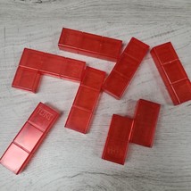 Jenga Special Tetris Edition with Translucent Red Replacement Parts Blocks - £3.15 GBP