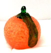 Hand Blown Glass Orange Fruit  - £8.00 GBP