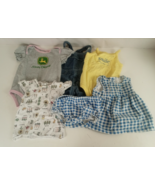 Farmer Girl Clothes Size 9 Months Mixed Brands Lot Of 6 Pieces - $21.71 CAD