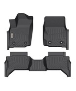 OREALTREND Floor Mats for Toyota Tacoma Double Cab 2024 Black TPE All-We... - $139.99