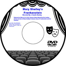 Mary Shelley&#39;s Frankenstein 1910 DVD Movie Horror Mary Fuller Charles Ogle Augus - £3.92 GBP