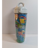 Leoma Lovegrove Tervis Bottle 24 Ounce Beach Houses Scene ARTWORK - $527.72 MXN