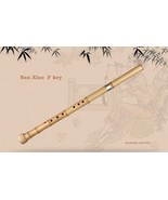 F key Nan Xiao Shakuhachi like Wooden Music Instrument Bamboo Vertical F... - £87.31 GBP