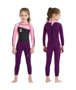 NATYFLY Kids Wetsuit, 2.5mm Neoprene Thermal Swimsuit, Full Wetsuit 6 - £32.23 GBP