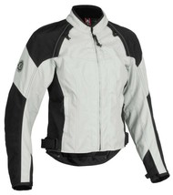 Customized Men&#39;s Black &amp; White Racing Rider Genuine Leather Safety Pads Jacket - £122.80 GBP