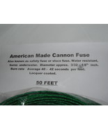 American made cannon fuse 50 feet - £43.78 GBP