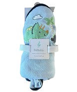 Set of 4 Lullaby Lane Dinosaur Bath Set 28&quot;x28&quot; Hooded Towel &amp; 3 8&quot;x8&quot; W... - $17.52 CAD