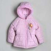 Girls Jacket Disney Princess Pink Hooded Winter Snow Coat Toddler, size 2T - £17.93 GBP