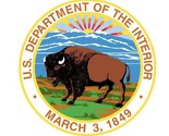 Department of the Interior Sticker Decal R7523 - $1.95+