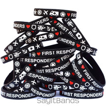 Lot of First Responders Wristband 1 to 100 Bracelets Police, Fire, EMS, Military - £1.58 GBP+