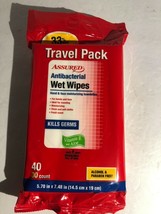 Assured Antibacterial Wet Wipes With Vitamin &amp; Aloe New Ship24HRS - $3.84