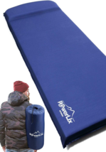 POWERLIX Sleeping Mat Pad Self-Inflating Foam Pad Dark Navy Blue NEW - £78.01 GBP