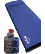 POWERLIX Sleeping Mat Pad Self-Inflating Foam Pad Dark Navy Blue NEW - $135.38 CAD