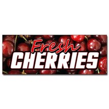 24&quot; Fresh Cherries Decal Sticker Cherry Fresh Fruit - $27.99