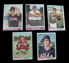 1970s Topps Indians baseball card lot listing C - £3.93 GBP