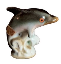 Vintage Dolphin Porcelain Figurine Bone China Japan Souvenir Collectible - £5.54 GBP