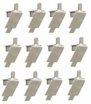 12 ZINC SHELF SUPPORT, PILASTER CLIP SQUARE SLOT Beverage 403-077A VIC 5... - $12.08