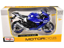 2021 Yamaha YZF-R1 Motorcycle Blue 1/12 Diecast Model by Maisto - $34.27