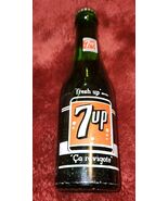 VTG 7 Ounce Fresh Up 7up Full Bottle Soda French Mount Royal Quebec Ca r... - $39.99