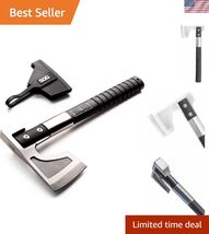 Camp Axe- Compact Camping and Survival Hatchet/Hammer Tool with Sheath a... - $135.14