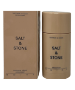 Salt &amp; Stone Deodorant Saffron Cedar 2.6oz Natural Aluminum-Free Extra S... - $243.35 MXN
