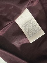 Worthington Works Stretch Women's Red Zip & Slit Pull-On Pencil Skirt Size 10 image 4