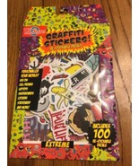 T.S.Shure Graffiti Stickers! RE-Stickable Decals Includes 100 Extreme Sh... - $14.84