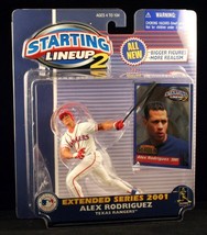 Alex Rodriguez / Texas Rangers 2001 Mlb Starting Lineup 2 Extended Series Action - £7.04 GBP