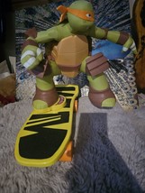 Teenage Mutant Ninja Turtle on Skateboard + Remote Control 14inches TMNT Tricks - £22.49 GBP