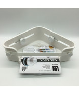 Umbra 1004435 Flex 4 1/2 Inch Tall ABS Plastic Corner Shower Gel Lock White - £15.17 GBP