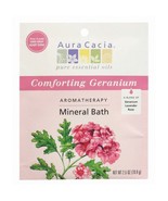 Aura Cacia Comforting Geranium Aromatherapy Mineral Bath 2.5 Oz - £7.80 GBP