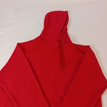 Zelos Men’s Red Cotton Blend Drawstring Hoodie Pullover Sweatshirt Size Large image 9