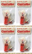 4pc 12 volt TRADESHIP 1/24 1/32 Slot Car STANDARD CONTROLLER Wh +Alligat... - £11.98 GBP