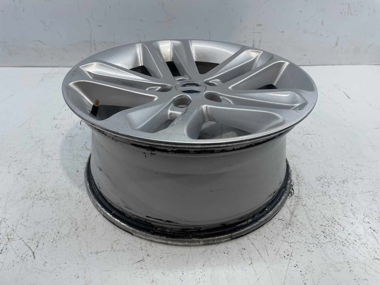 2011-2017 Ford Explorer XLT 18x8 5 Y Spoke Aluminum Silver Wheel Scratch Scuff Item image 3