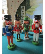 CHRISTMAS NUTCRACKER GUARDS ERZGEBIRGE GERMANY WOOD 11&quot; PICK 1 - $105.59 CAD