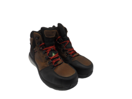 Keen Men&#39;s CSA Redhook Waterproof Carbon-Fiber Toe Work Boot Tobacco/Black 12D - £111.79 GBP