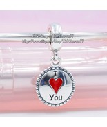Released on valentine&#39;s day 925 Sterling Silver I Love You Dangle Charm  - $25.79 CAD