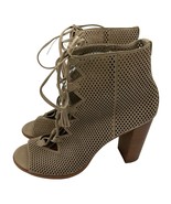 Frye Women&#39;s Gabby Perforated Ghillie Block Heel Leather Sandals Size 11 - $47.52