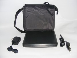 ONN ONA 16AV008 Black 7&quot; Swivel Screen Portable DVD Player Carrying Case 12 Volt - £22.30 GBP
