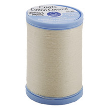 Coats Cotton Covered Quilting &amp; Piecing Thread 250yd-Cream - £9.12 GBP
